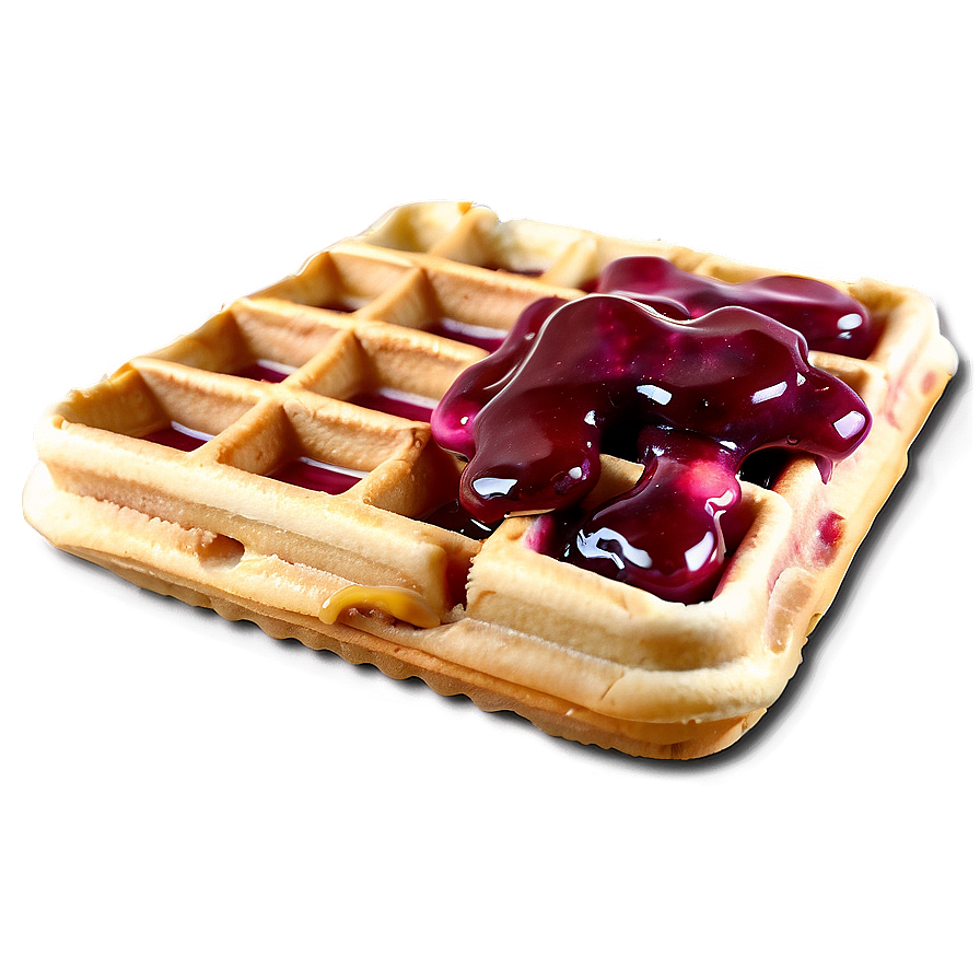 Peanut Butter Jelly Waffles Png Umq34