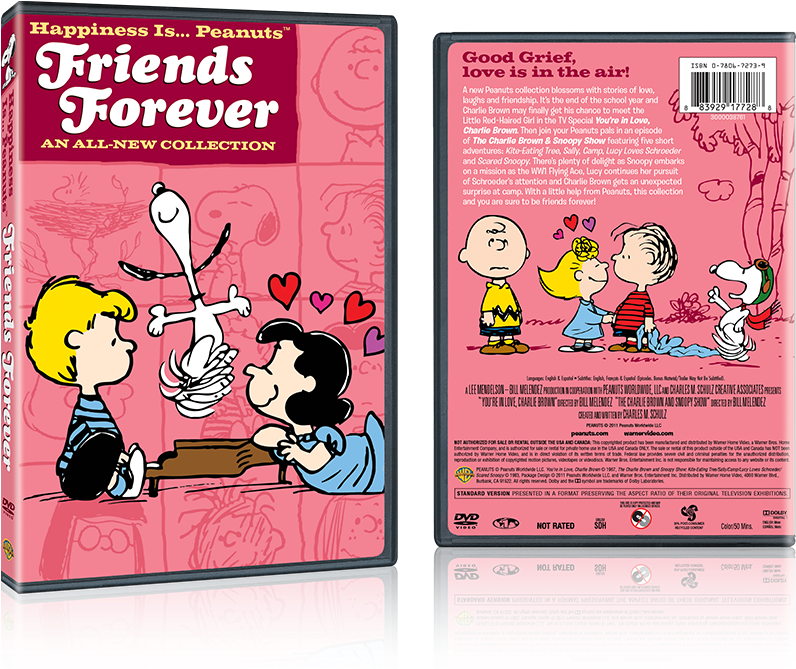 Peanuts Friends Forever D V D Cover