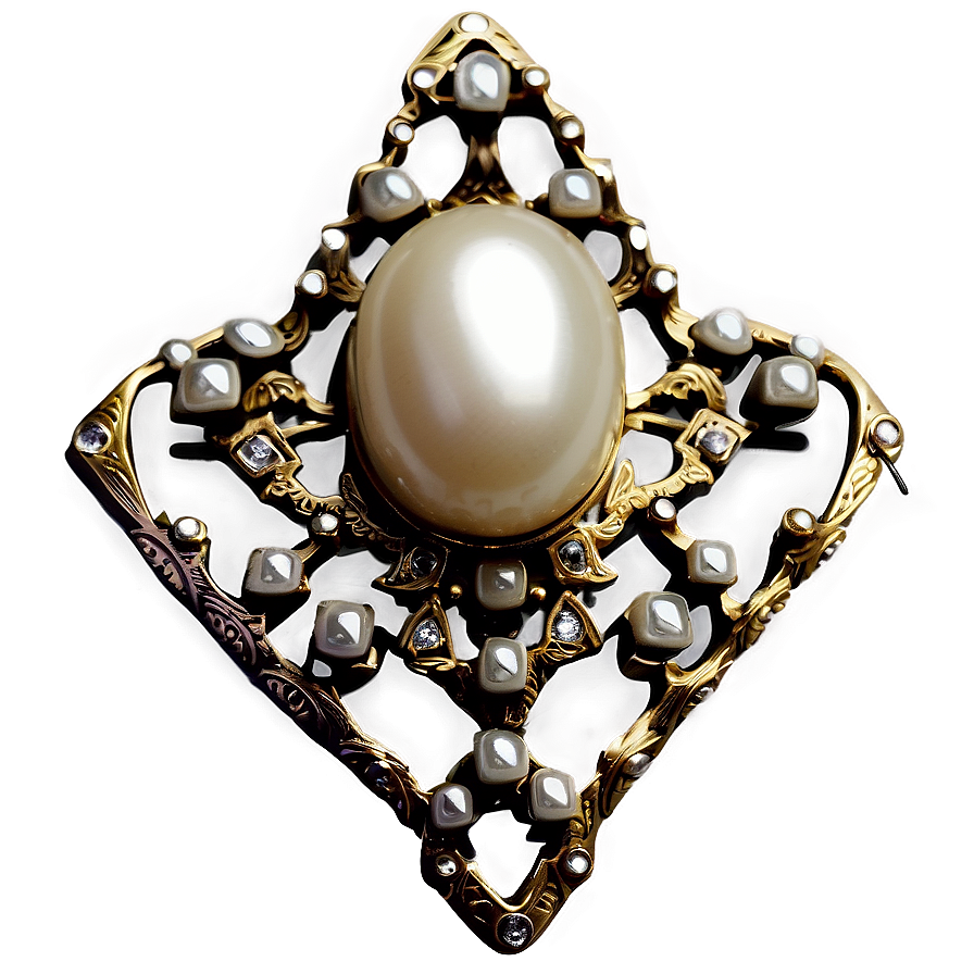 Pearl Brooch Png 85