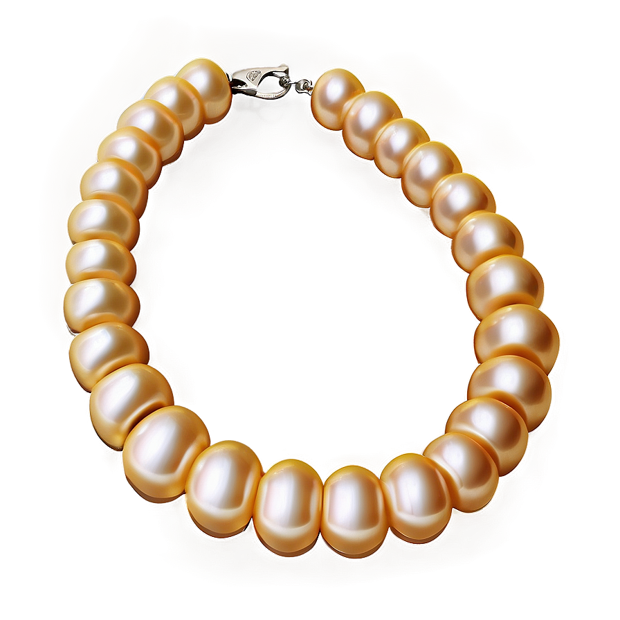 Pearl Gold Necklace Png 9