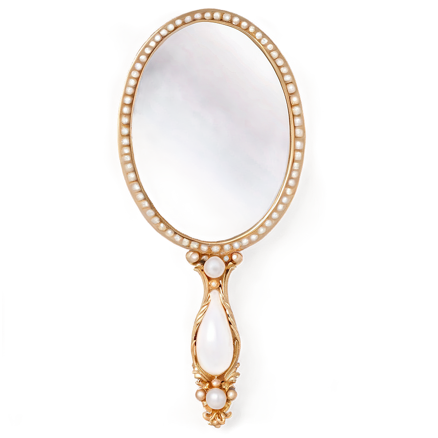 Pearl Hand Mirror Png 06212024