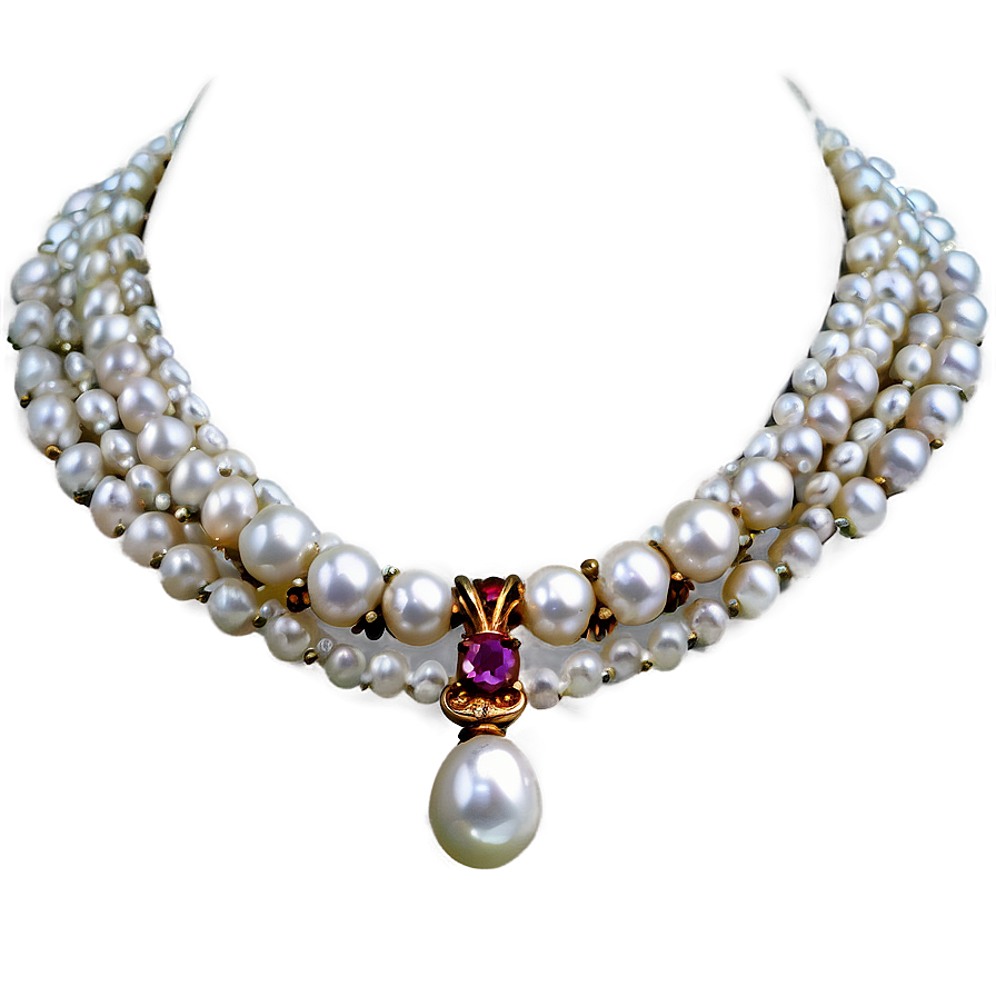 Pearl Jewelry Set Png Wou