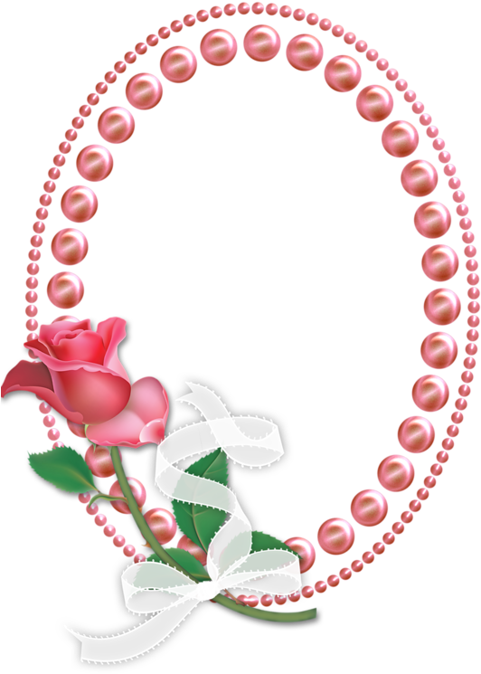 Pearl Necklaceand Rose Graphic