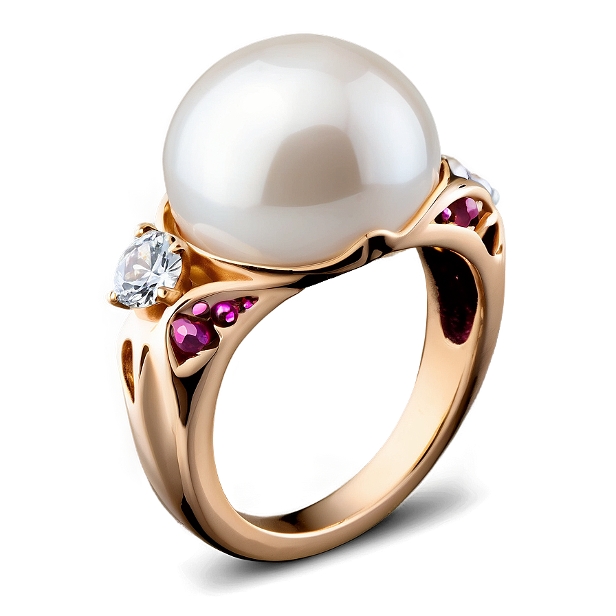 Pearl Ring Png Plb38