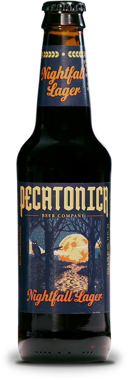 Pecatonica Nightfall Lager Beer Bottle