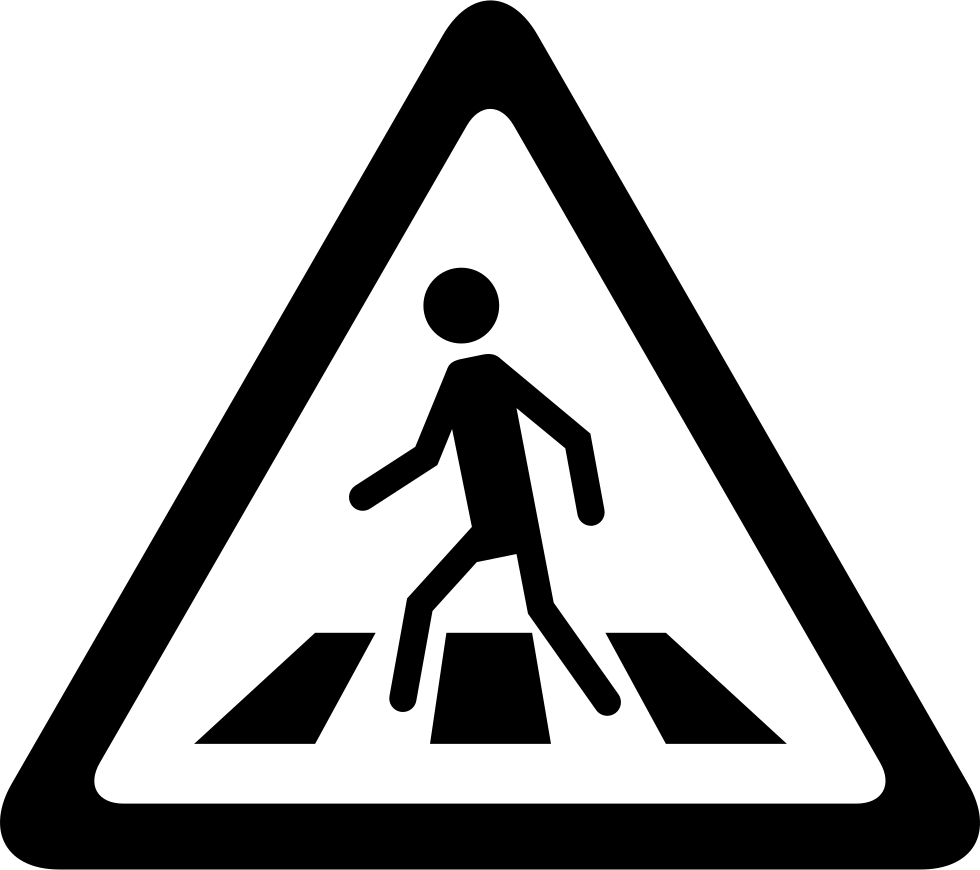 Pedestrian Crossing Sign Graphic