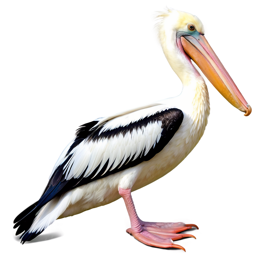 Pelican With Spread Wings Png Kfy