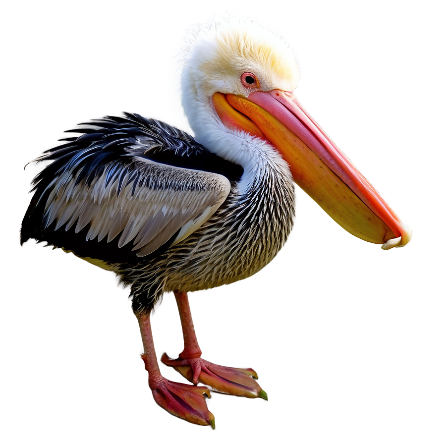 Pelican With Young Ones Png Ruk19