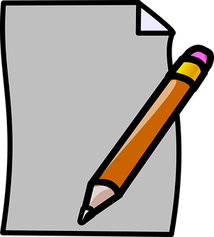 Pencil_and_ Paper_ Clipart