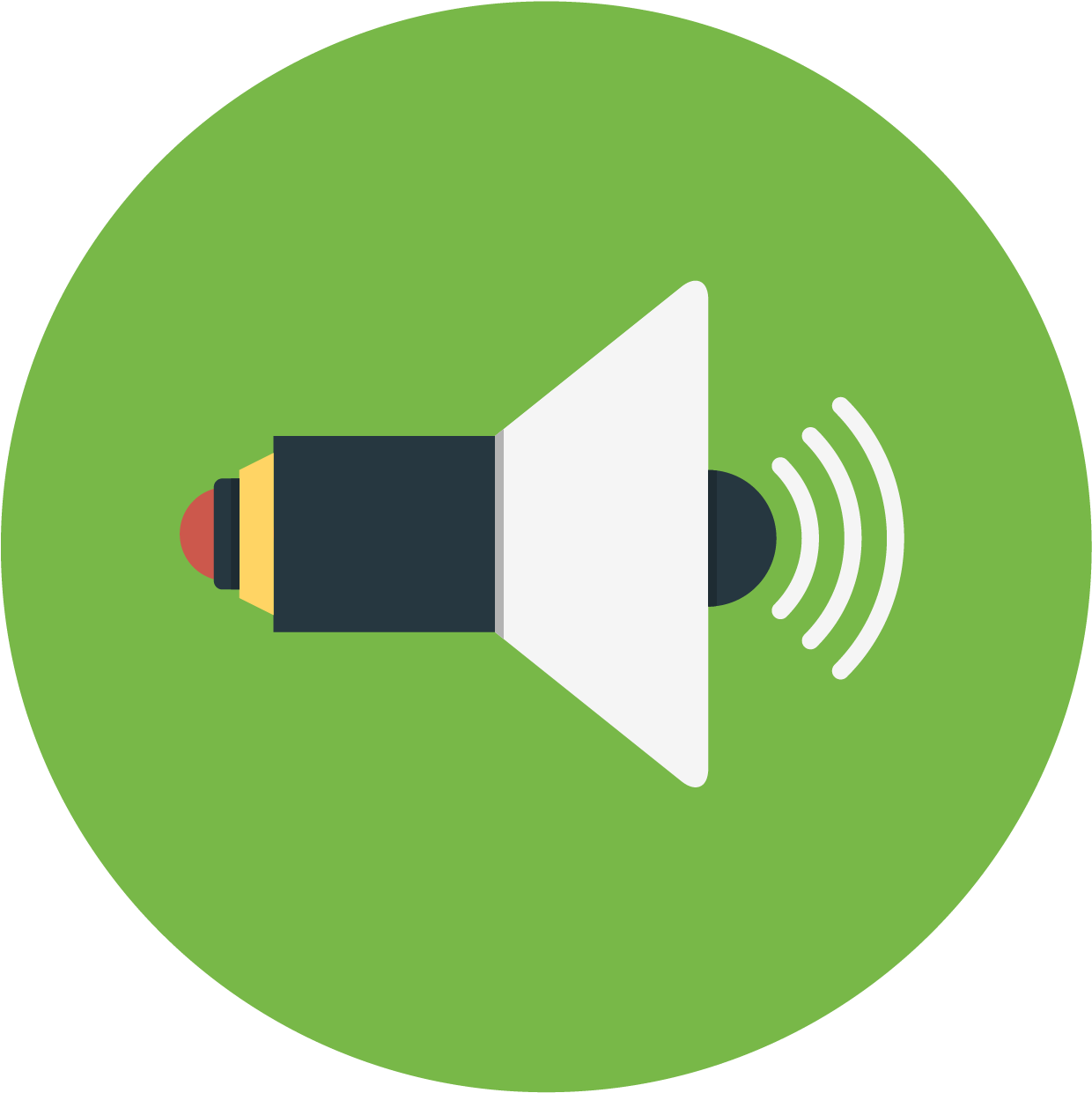 Pencil Megaphone Icon