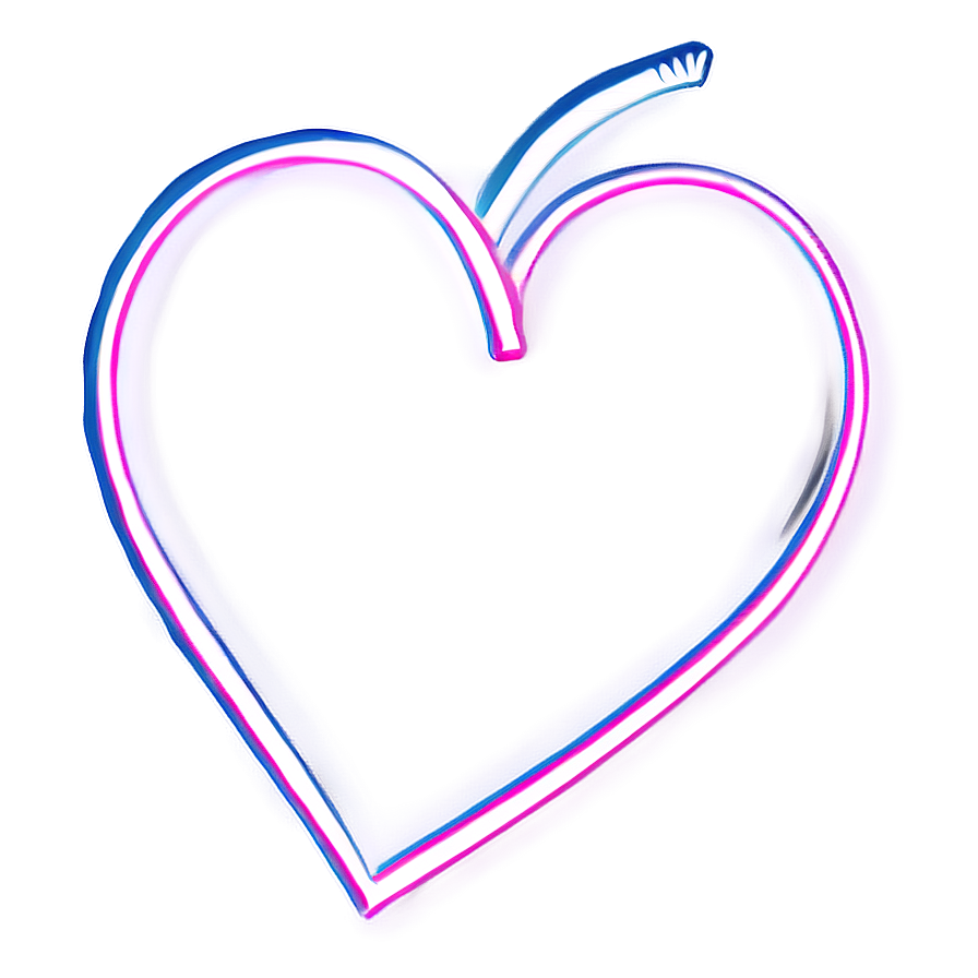 Pencil Sketch Heart Outline Png Yjh