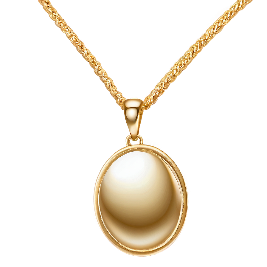 Pendant Gold Necklace Png Drs