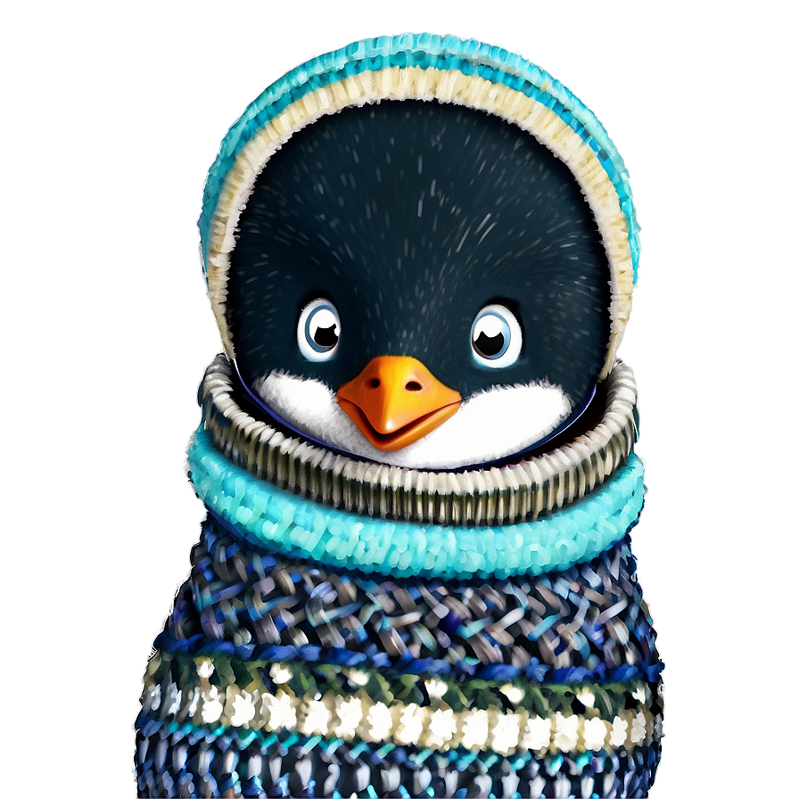 Penguin In A Sweater Png Sus19