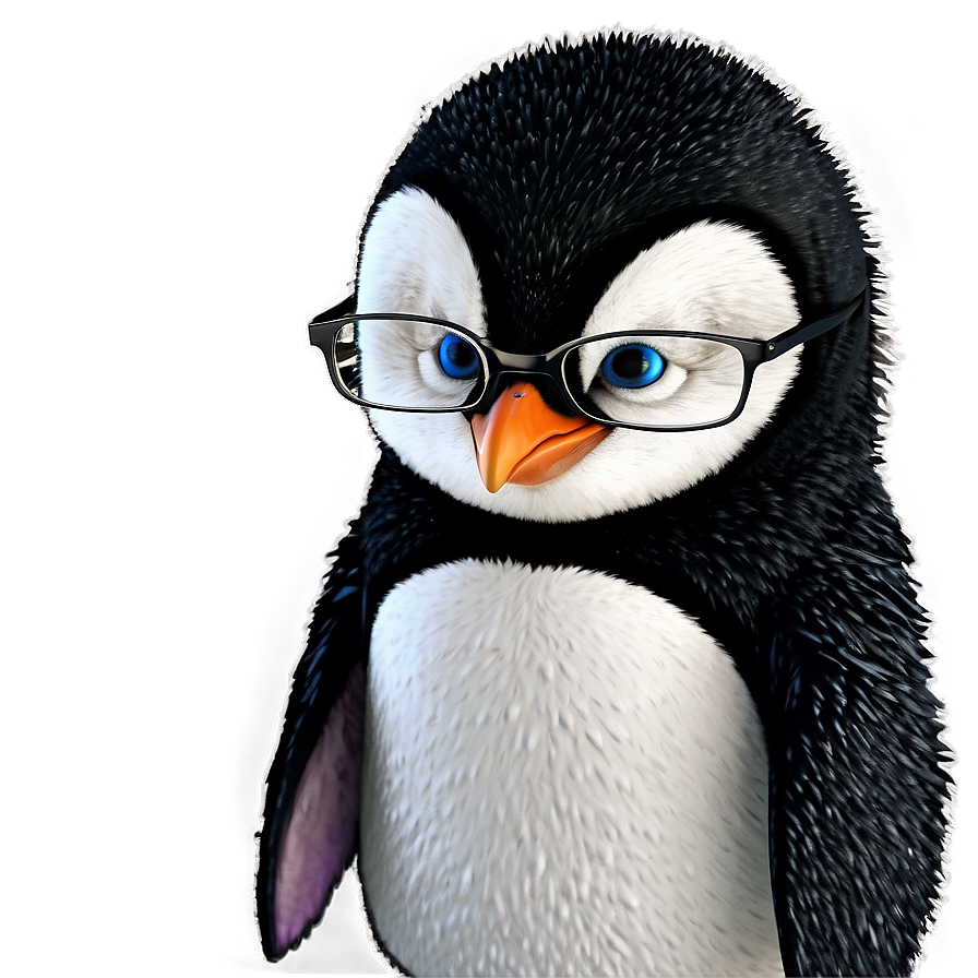 Penguin With Glasses Png Ehx94