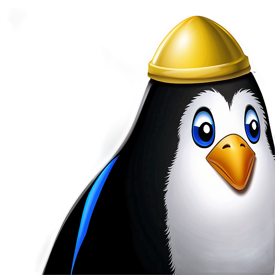 Penguin With Hat Png Hph