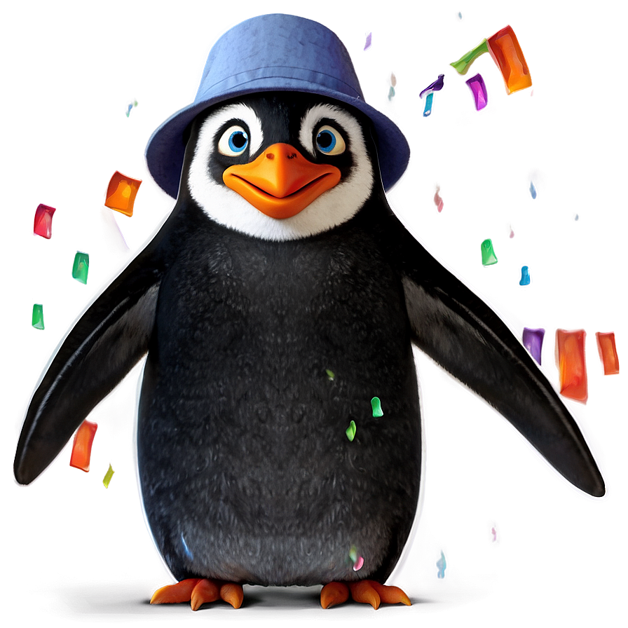 Penguin With Hat Png Qhs90