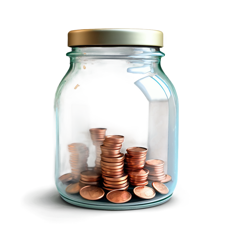 Pennies In A Jar Png Vel