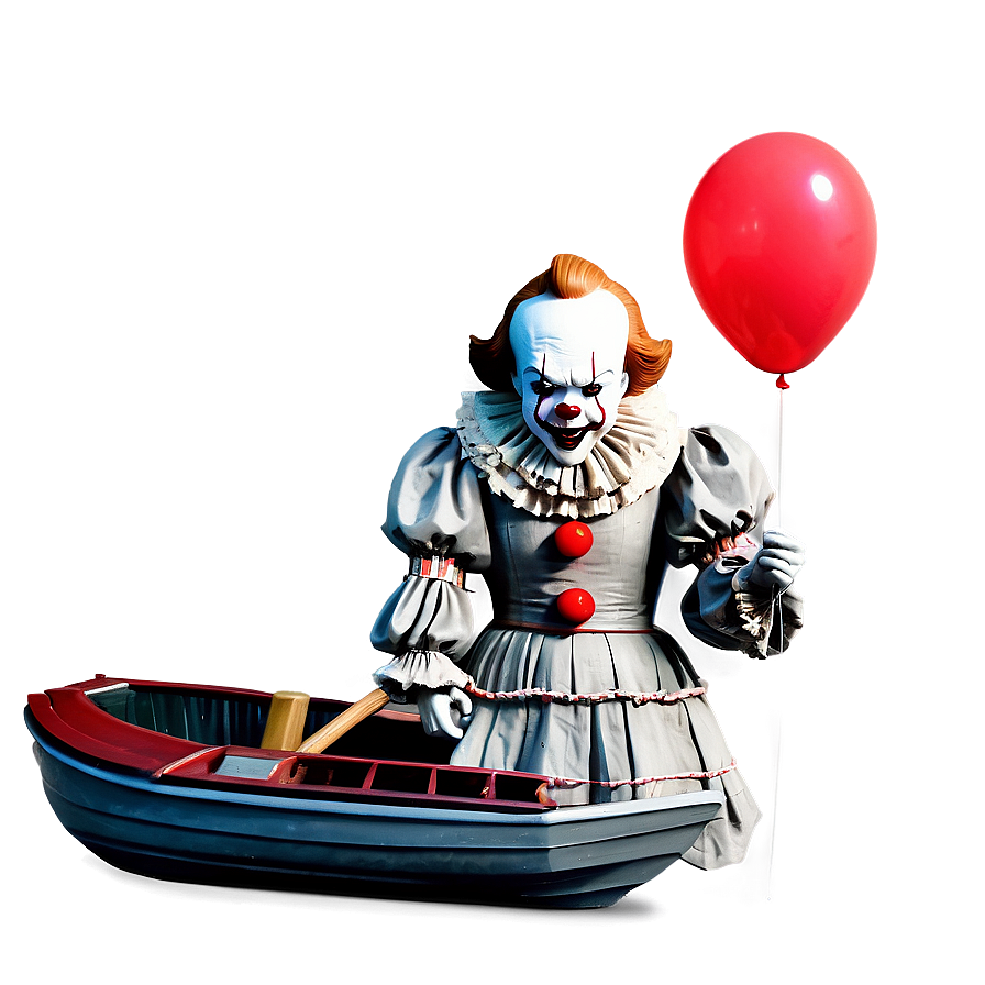 Pennywise With Boat Png 05212024