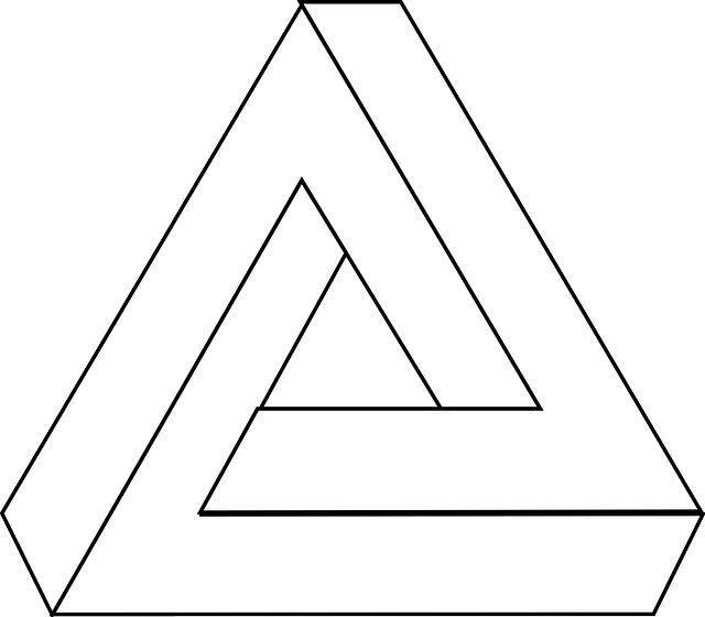 Penrose Triangle Illusion