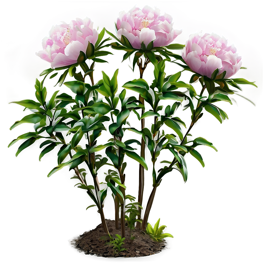 Peony Flower Bush Png 06122024