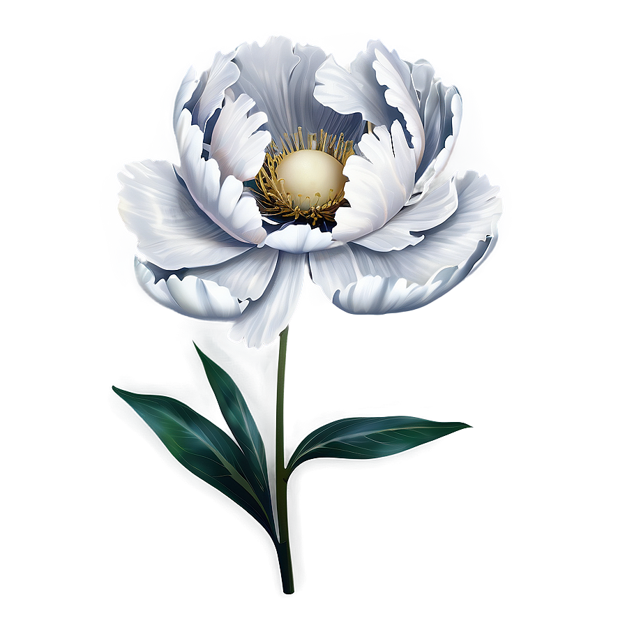 Peony Flower Illustration Png Jht