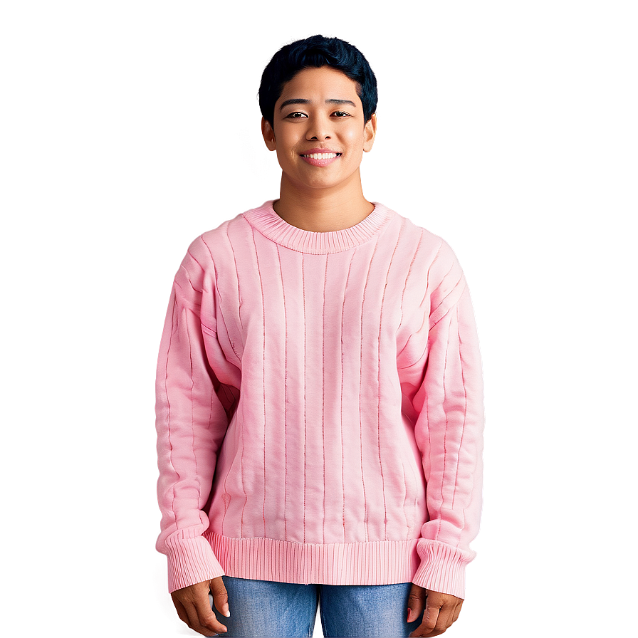 Peony Pink Sweater Png Atj