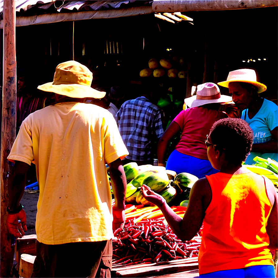 People At The Market Png 04292024