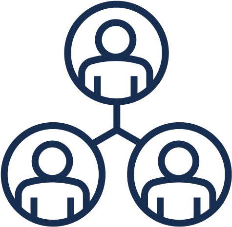 People Network Icon Graphic