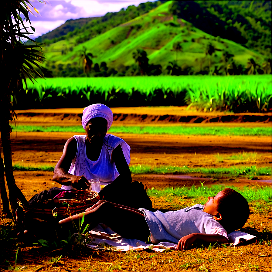 People Sitting In Countryside Png Cmf