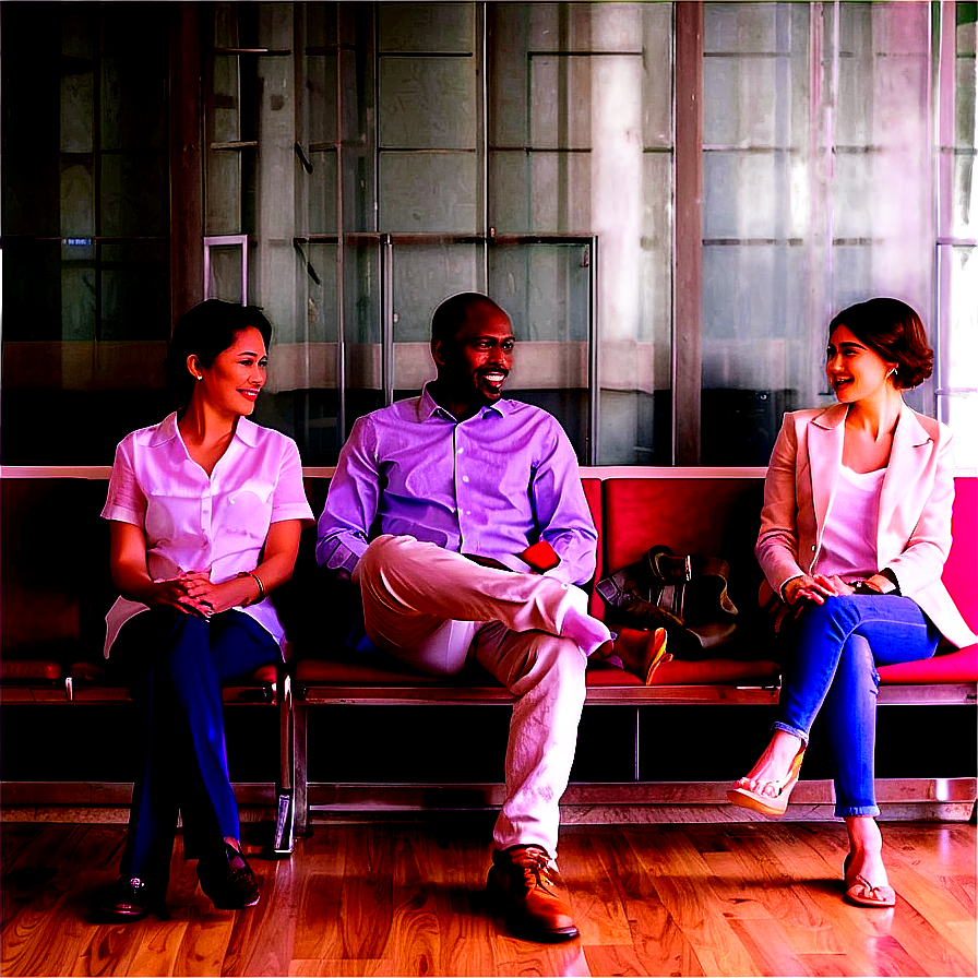 People Sitting In Waiting Room Png Nov90