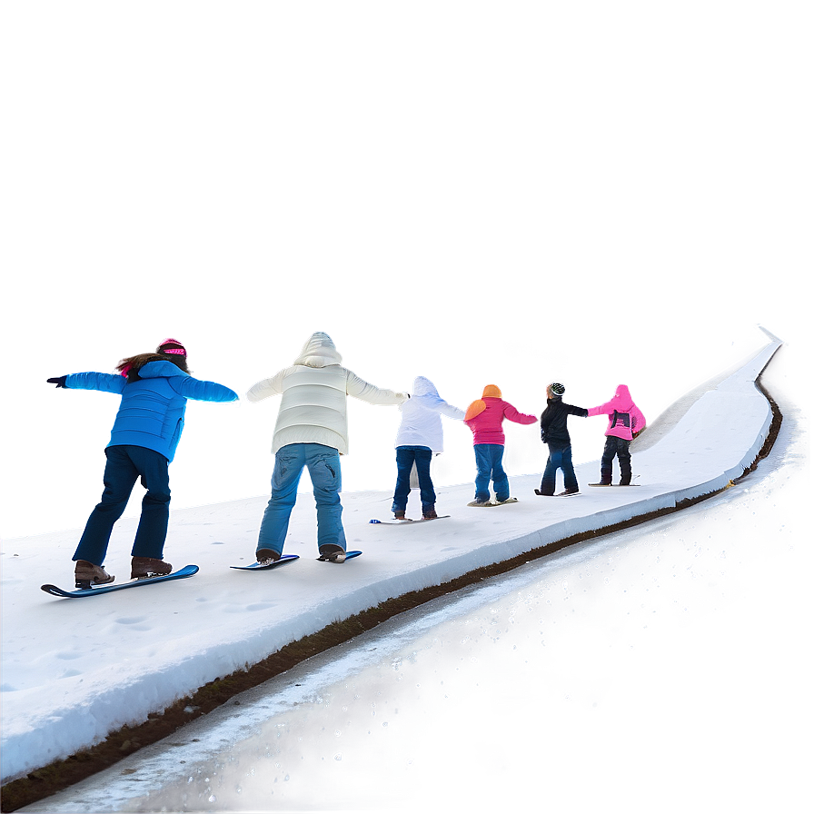 People Standing In Snow Png 29