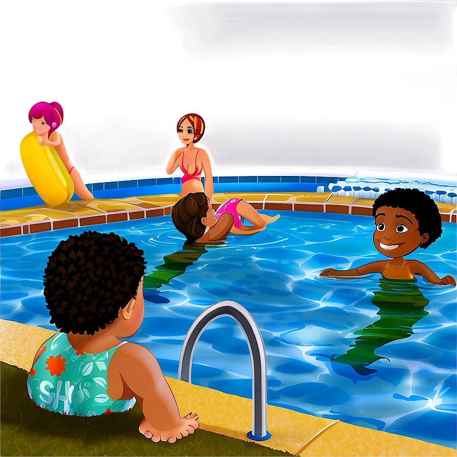 People Swimming In Pool Png 06262024