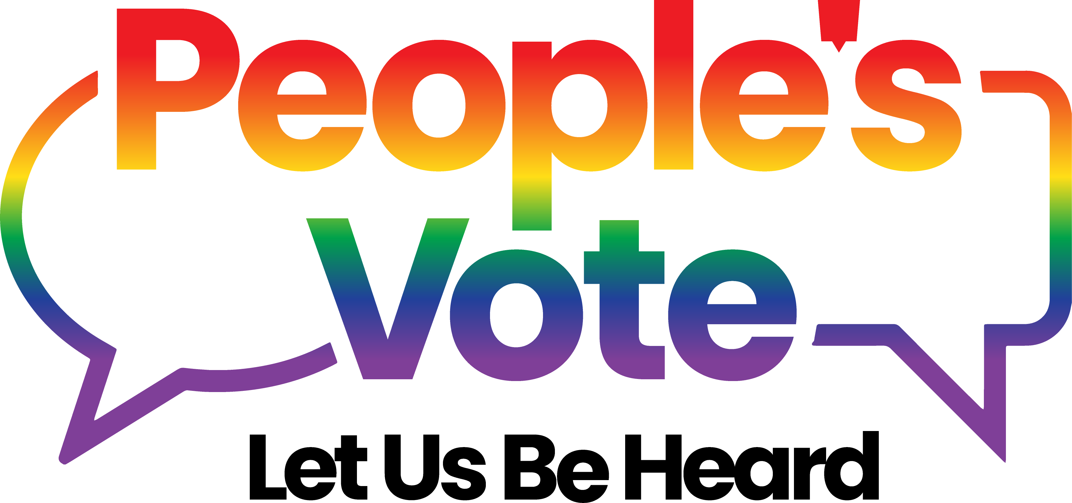 Peoples Vote Rainbow Logo