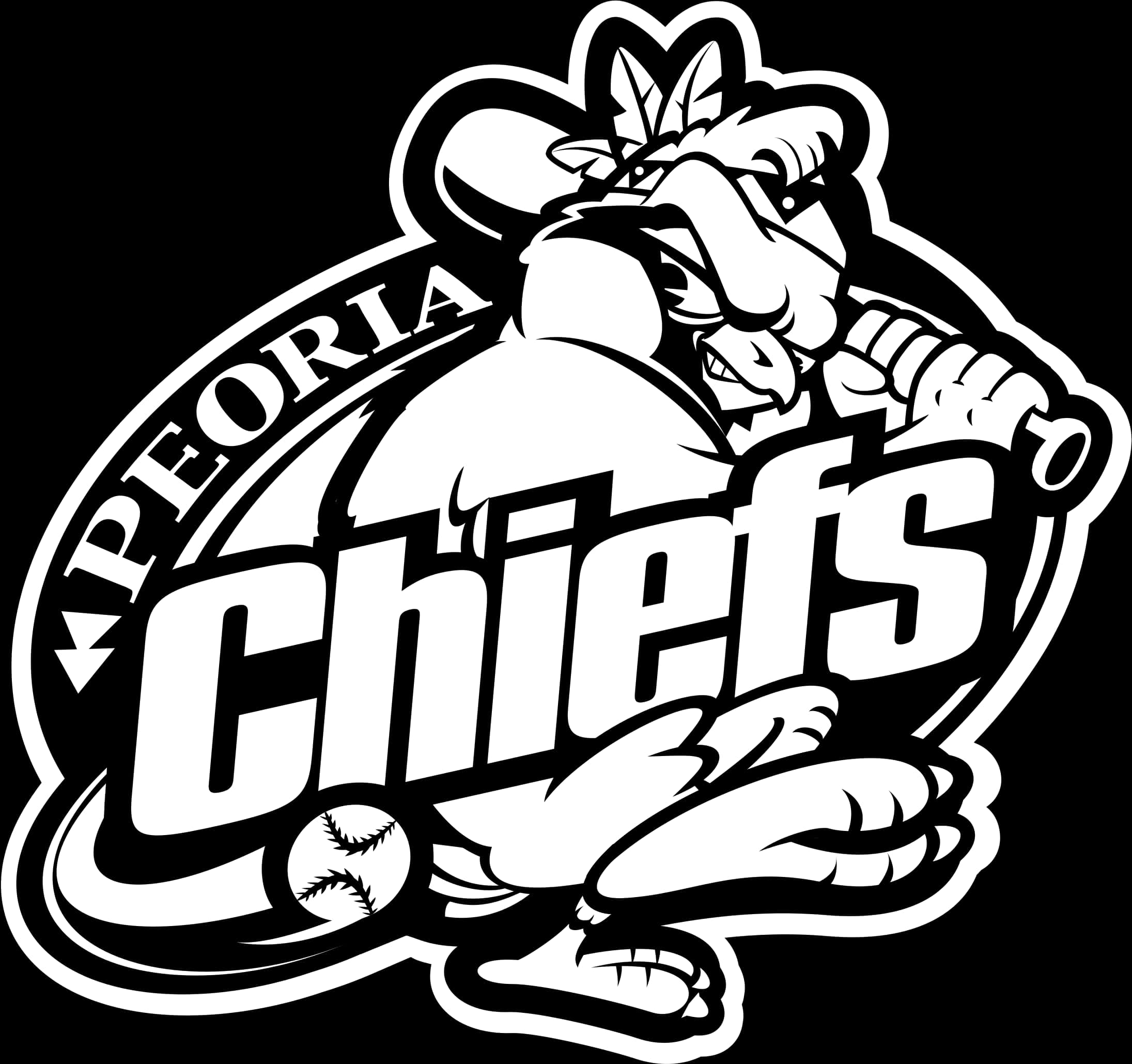 Peoria Chiefs Baseball Logo