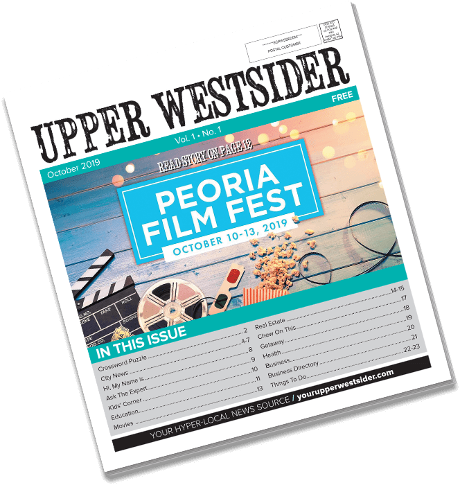 Peoria Film Fest Upper Westsider Magazine Cover2019