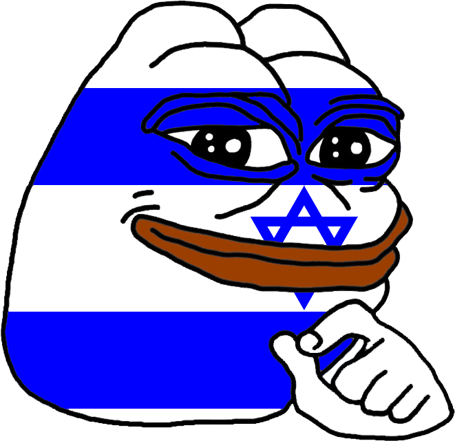 Pepe_ Frog_with_ Blue_and_ White_ Stripes