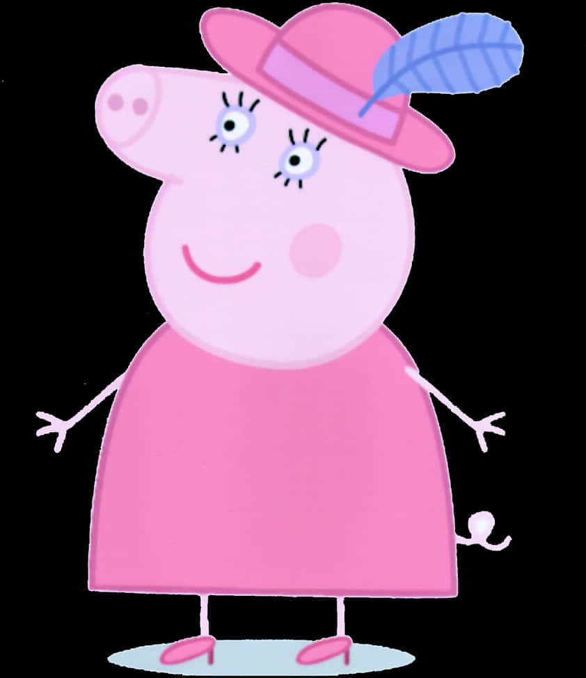 Peppa Pig Pink Dress Hat