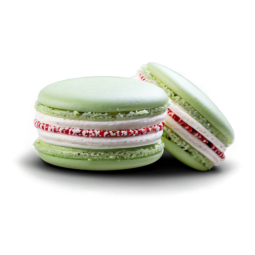 Peppermint Macaron Png 06122024