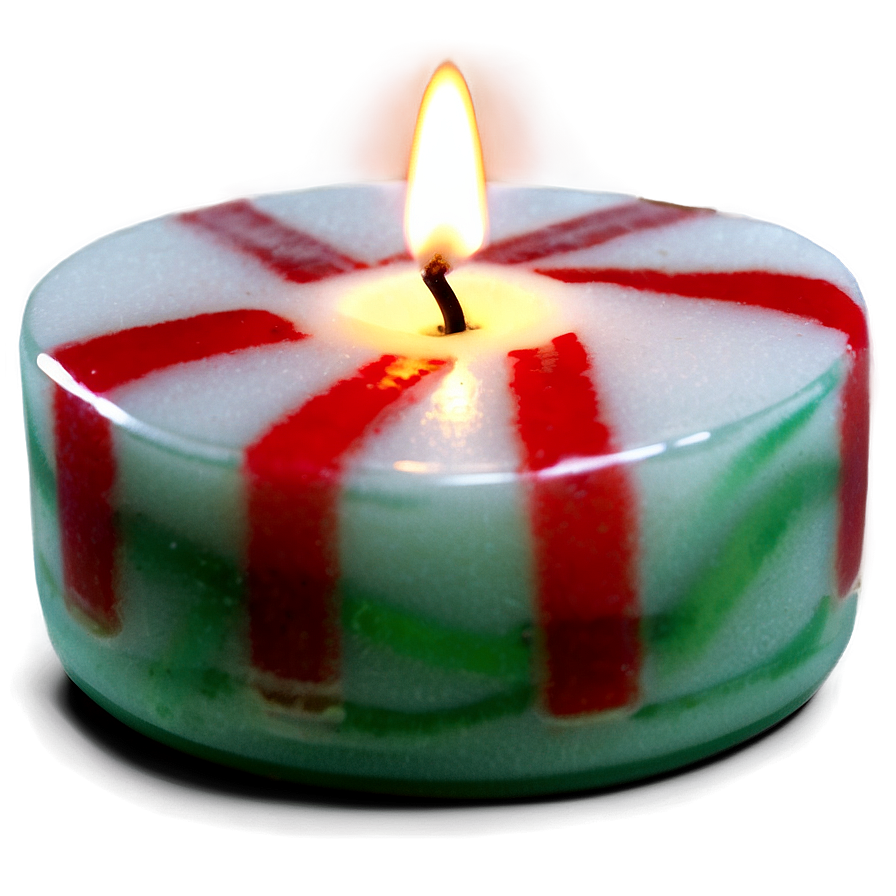 Peppermint Scented Candle Png 90