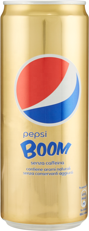 Pepsi Boom Caffeine Free Can Design