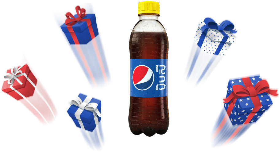 Pepsi Bottleand Gifts Graphic