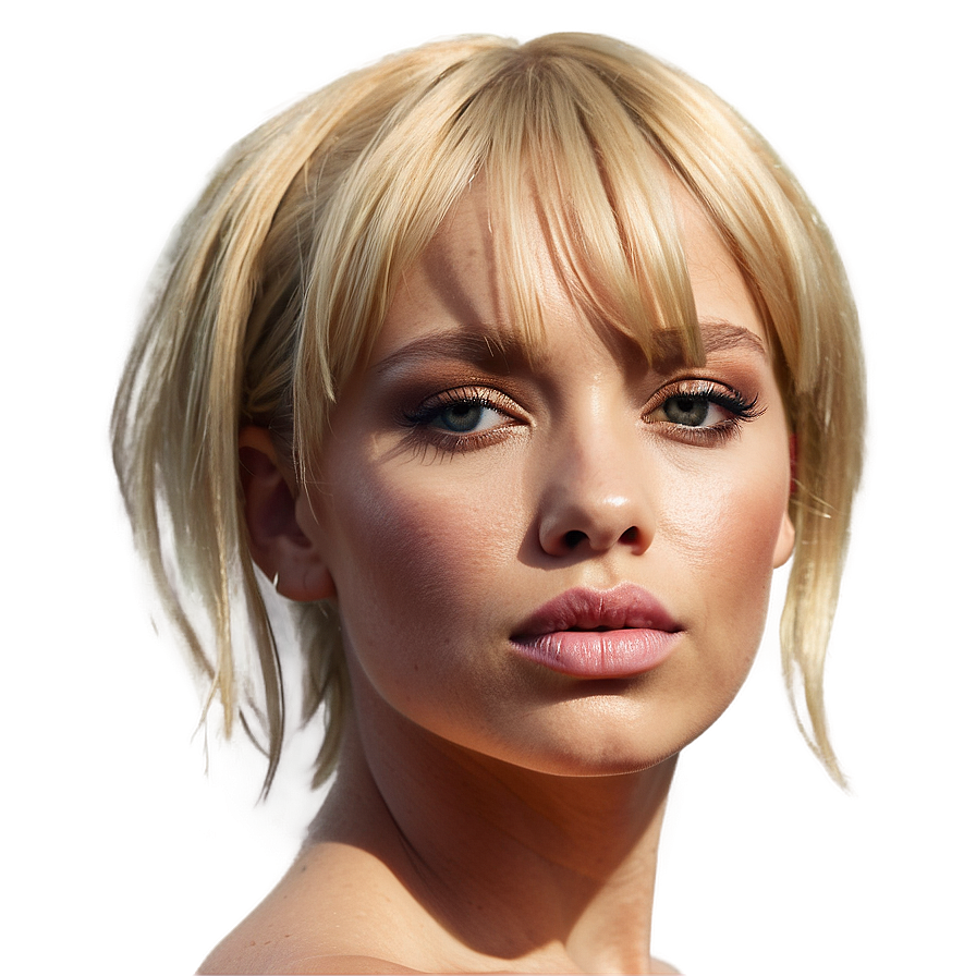 Perfect Blonde Hairstyle Png 85