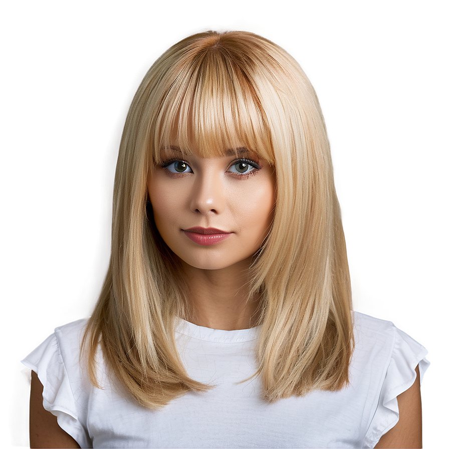 Perfect Blonde Hairstyle Png Nnl84