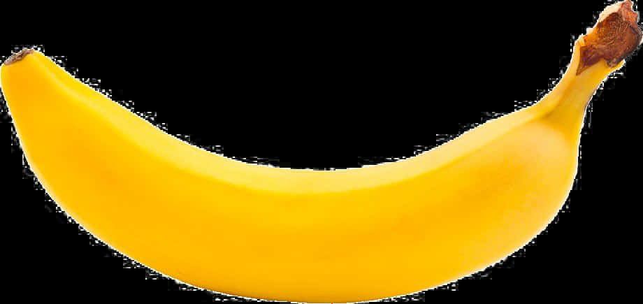 Perfectly Ripe Banana Isolated