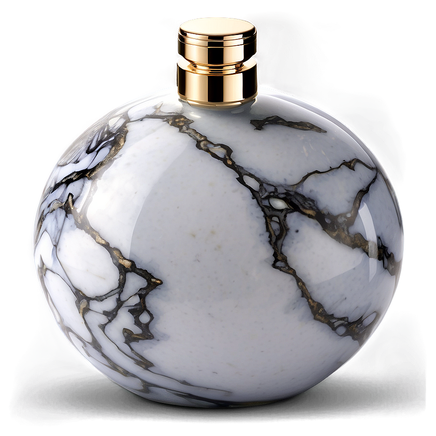 Perfume Bottle With Marble Effect Png 06212024