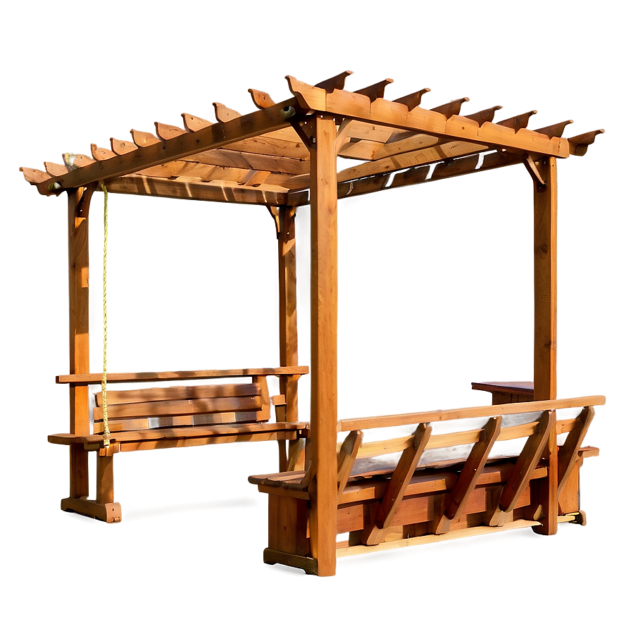 Pergola With Bench Seating Png Jpy