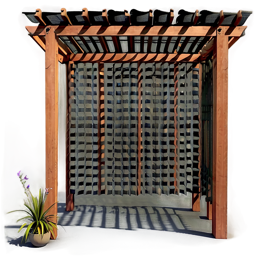 Pergola With Screening Png 46