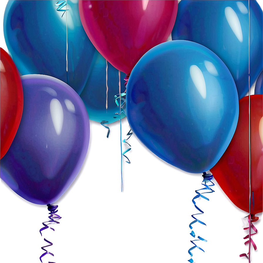 Periwinkle Blue Balloons Png Hdd