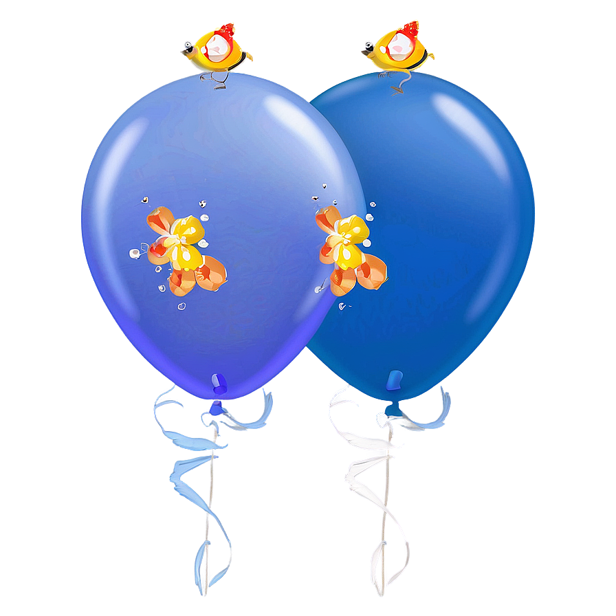 Periwinkle Blue Balloons Png Mrf94