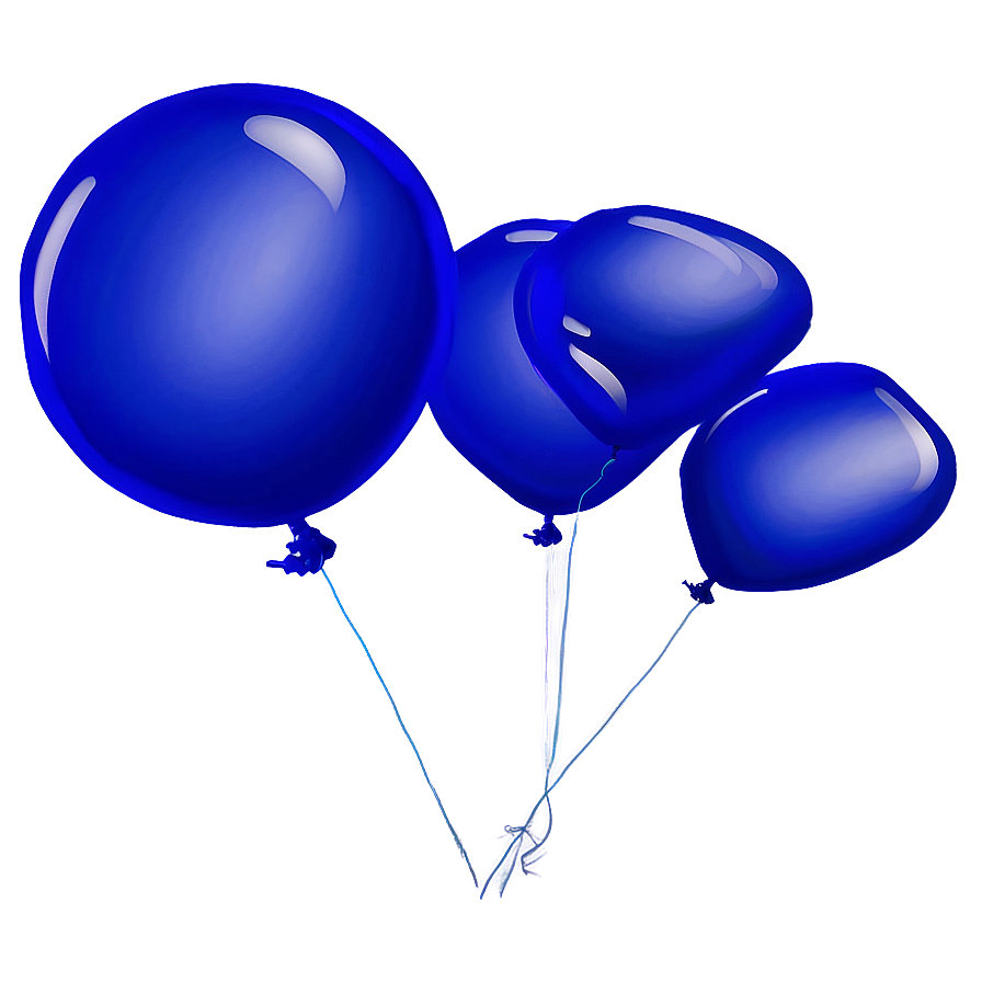 Periwinkle Blue Balloons Png Qos38